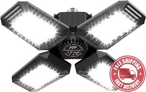 Jiffi  120W  LED  Garage  Lighting ,  Deformable  Garage  Light ,  12000LM  6500
