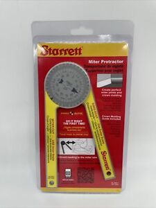 Starrett 505P-7 Plastic Miter Protractor - 7&#034; New In Package