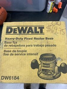 DeWalt Heavy Duty Fixed Router Base DW6184