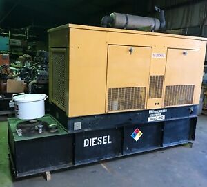 CAT Olympian 60 KW Diesel Generator Set w/330 Hours, 150 Gal. Tank w/Enclosure