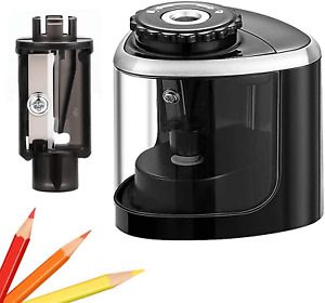 Pencil Sharpener Electric Pencil Sharpeners /Classroom/Office/Home (Black)