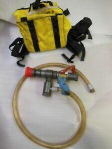 Thermo-Gel NOZZLE &amp; Variable Check Valve with Hose &amp; Backpack - Fire Protection