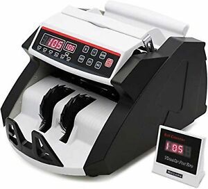 Money Counter with UV/MG/IR Detection Counterfeit Bill Counting with Big Disp...