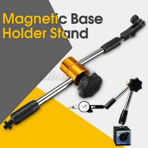 Universal Magnetic Metal Base Holder Stand Dial Test Indicator Flexible To