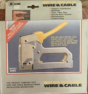 ACME 25AC Staple Gun w/ Staples bundle