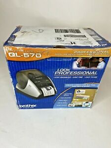 Brother QL-570 Professional Label Printer Used (Comes W/ Labels &amp; Power Cord)