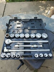 Pittsburgh 3/4 in. Drive SAE Jumbo Heavy Duty Socket Set, 20 Pc