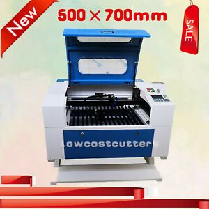 500 x 700mm 100W CO2 Laser engraving and Cutting Machine  Motorized table DIY