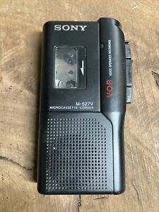 Sony Pressman Microcassette Recorder M-527V VOR Black Handheld *Untested*