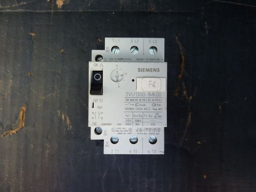 Siemens 3VU1300-1MK00   4-6A  Adjustable Circuit Breaker
