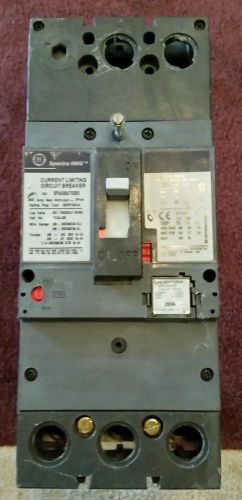 GE Spectra RMS Current Limiting Circuit Breaker 3 Pole