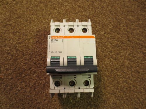 Merlin gerin 60177 circuit breaker 240v 10amp multi9 c60 for sale