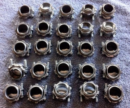 Halex 3/8&#034; non metallic clamp connector - 05103b - 25 count for sale