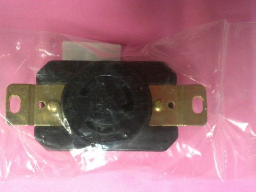 20a 250v nema l6-20r black receptacle  brand new for sale