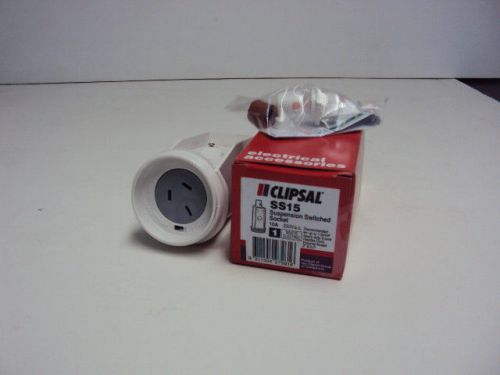 Clipsal SS15 Suspension socket 10amp pendant outlet