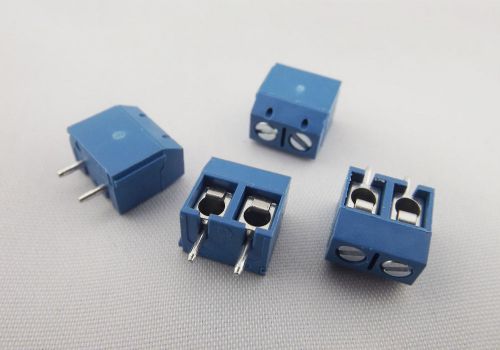 1pc 2 way 5mm 2 Pin Plug in Terminal Block Screw Connector Pitch Panel PCB Mount