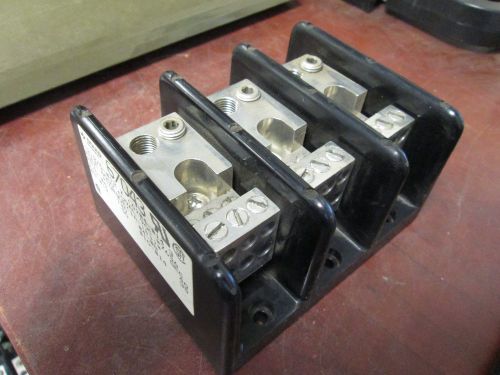 Gould Power Distribution Block 67043 Line(2) 2/0-#12 Load(6) #4-#14 3P Used