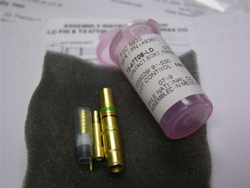 Amphenol pyle t3-47t08-ld / m39029/91-530 twinax socket contact size 8 for sale