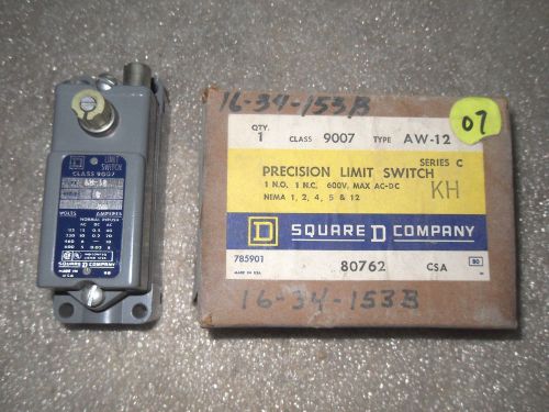 (q15-1) 1 nib square d 9007-aw12 precision limit switch for sale