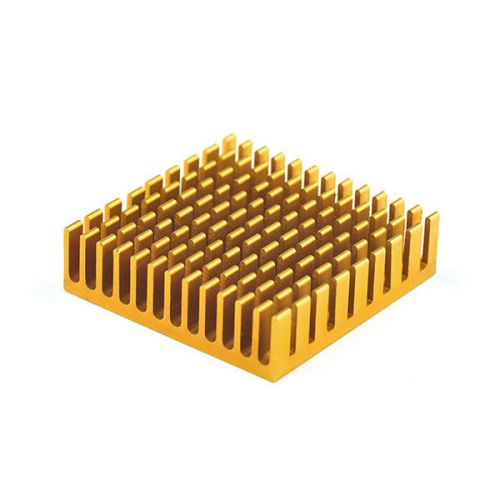 10PCS 40x40x11MM Golden High Quality Aluminum Heat Sink Chips Router Radiator
