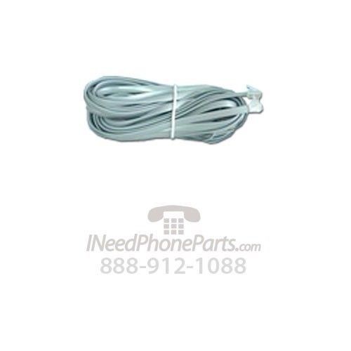 24ft - 8 Conductor Line Cord. Silver Satin Color