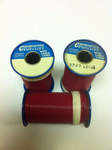 Mil-W-16878/17 Type B 18awg Annealed Stranded Tinned Hookup Wire 300ft RED