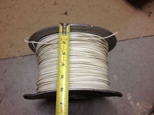 AWG #16 TFFN STRANDED COPPER WIRE 1500&#039;+ SPOOL IN WHITE fixture cable 600 VOLTS