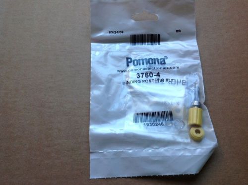 Pomona 3760-4 Yellow Binding Post Tin