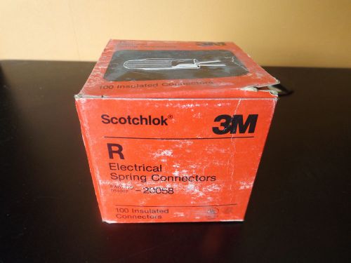 3m scotchlok 100 pack electrical spring connectors r 20058 for sale