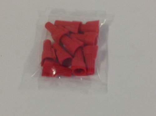 Red winged wire nut connector 10pcs preferred industries wp-13 for sale