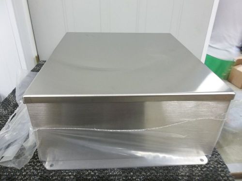 HOFFMAN SS STAINLESS STEEL ENCLOSURE JUNCTION BOX A1614CHNFSS6 14X16X6 NEW