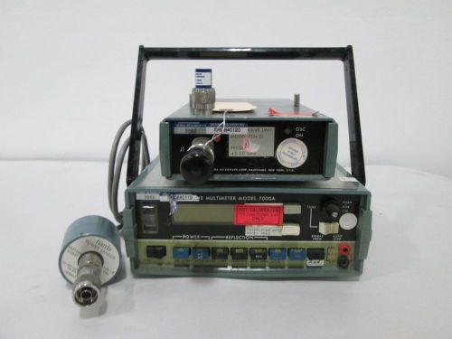 NARDA 7000A 7134-S1 MICROWAVE MULTIMETER TEST EQUIPMENT 220/240V-AC 1/4A D277925