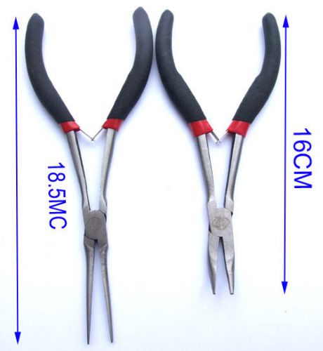 Sets of pliers long nose pliers tip clamp