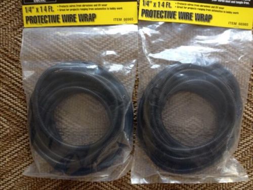 1/4&#034; x 14 Ft. Protective Wire Wrap To Keep wires protected New in Bag