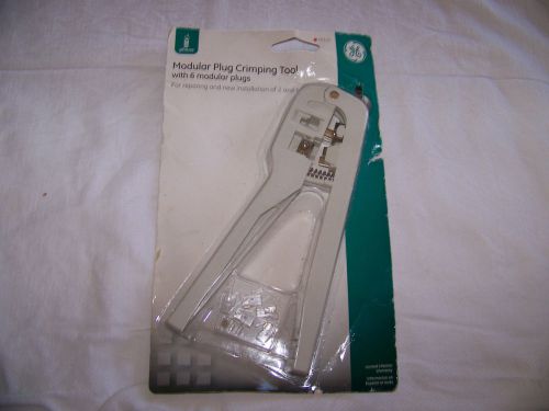 GE 4-Conductor Crimping Tool with 6 Modular Plugs NEW!!!!!