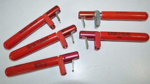 Ok industries wire stripper cutter lot of 5  st100-30  st 100-28 for sale