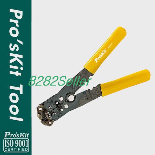 Proskit 8PK-371  Automatic Wire Stripper &amp; Crimper 22-10 AWG Insulated Handles