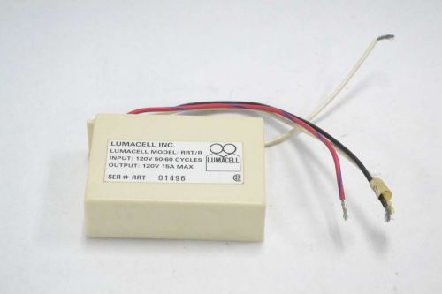 Lumacell rrt/r battery unit remote test receiver 120v-ac 15a amp b355693 for sale