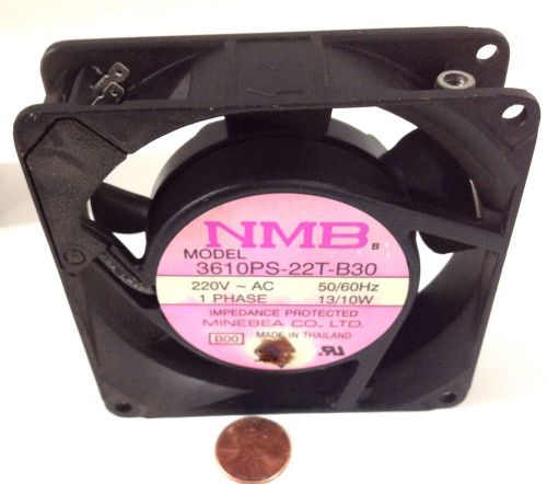 NMB * COOLING FAN 220VAC 13/10HZ 1-PHASE * 3610PS-22T-B30