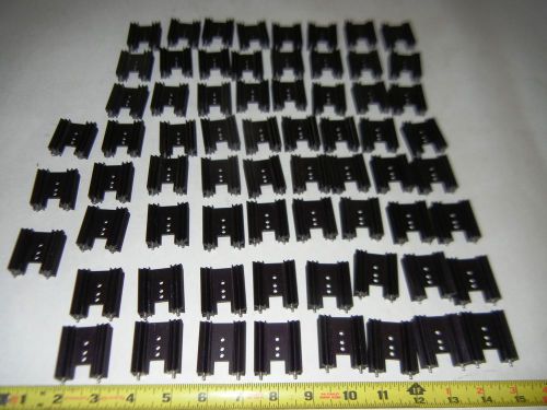 64 pcs black aluminum heatsink for to-3, to-220 1.5&#034; high x 1.375&#034; wide x 1/2&#034; for sale