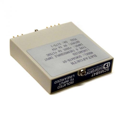 New dataforth scm5b47r-09 linearized thermocouple input module type r for sale