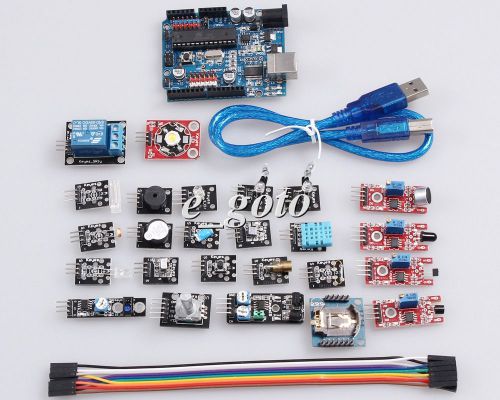 24 Modules Sensor DIY Kit 24 Sensors for Funduino Compatible Arduino Precise