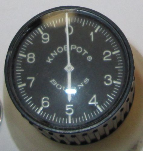 Bourns 3600s &#034;knobpot&#034; 10-turn precision potentiometer  10k ohm  refurbished for sale