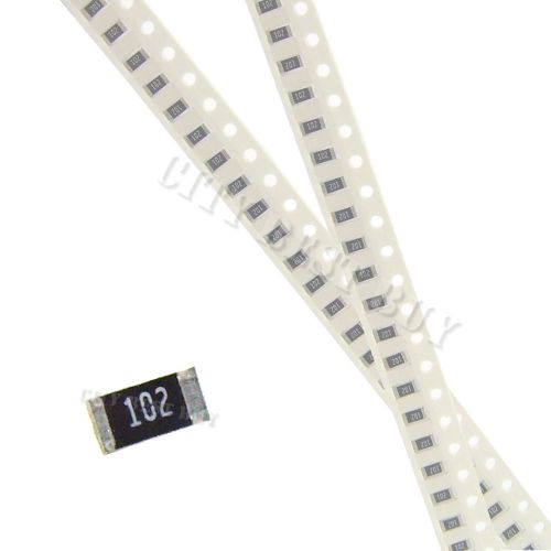 500 pcs smd smt 1206 chip resistors surface mount 1k 1kohm 102 +/-5% rohs for sale