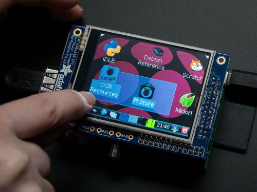 PiTFT LCD ASSEMBLED! - 320x240 2.8&#034; TFT+Touchscreen for Raspberry Pi by Adafruit