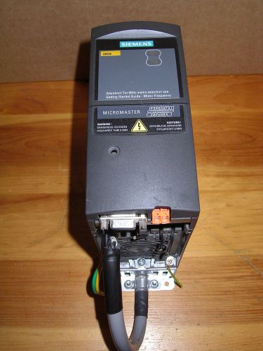 SIEMENS MICROMASTER 6SE6420-2UD15-5AA1 with Profibus Module 0.55Kw AC drive