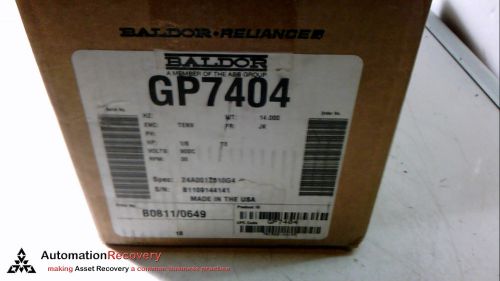 BALDOR GP7404 SERIES B1109144141 RIGHT ANGLE MOTOR, NEW
