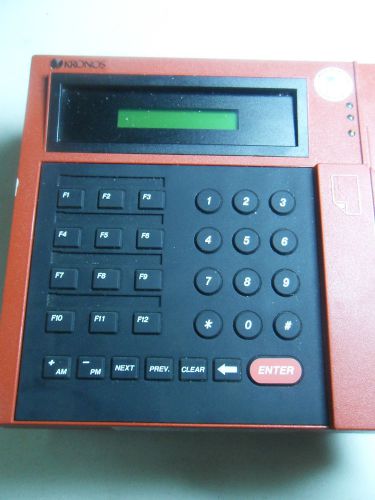 (n1-3) 1 used kronos 8600615-015 time keeper terminal for sale