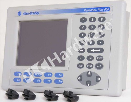 Allen bradley 2711p-b6c20d /c panelview plus 600 keypad/touch/enet/rs232 dc for sale