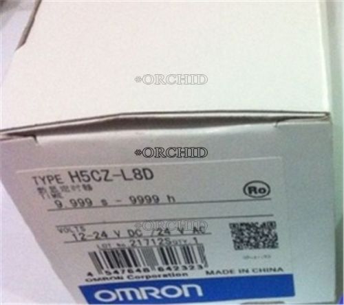 OMRON TIMER H5CZ-L8D 12-24VDC 24VAC NEW IN BOX
